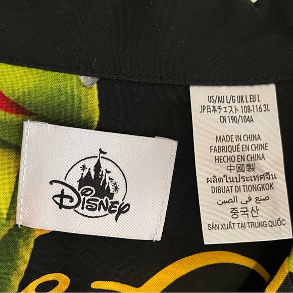 Disney Parks The Muppets Kermit The Frog Camp Shirt L NEW WITH TAGS - Picture 5 of 6